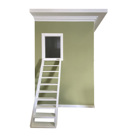 Cubby House Green side ladder