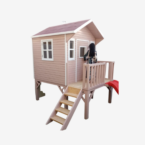 Wooden Playhouse - Friendly Frog