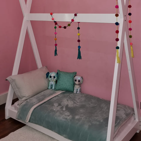 Teepee Cot Blue