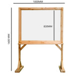 Plexiglass Easel dimensions